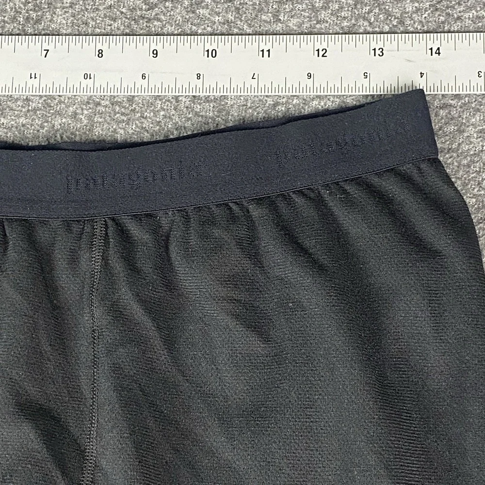 Patagonia‎ Mens XL Black Capilene Base Layer Thermal Long Johns USA Made Vintage